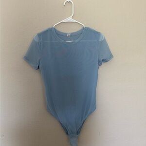 Blue Short Sleeve Bodysuit